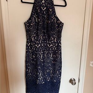 Ever New Melbourne Navy Lace Cocktail Dress Size 10 / AUS 14 wedding guest dress